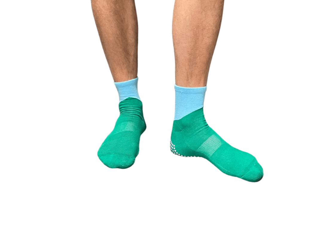 Colour Block Grippy Socks