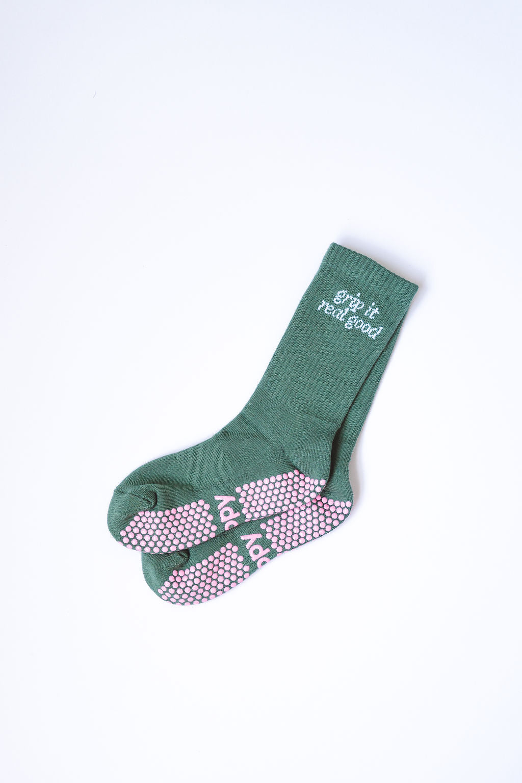 'Grip it real good' Crew Grippy Sock