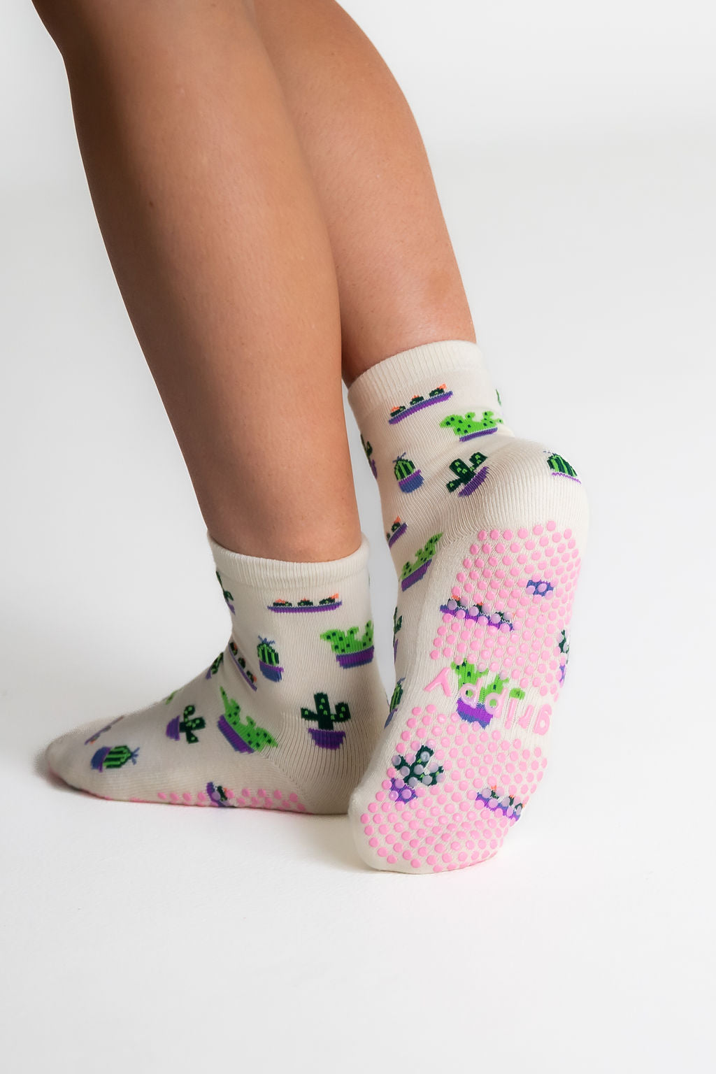 Cactus Grippy Sock