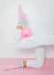 Stripey Crew Grippy Sock