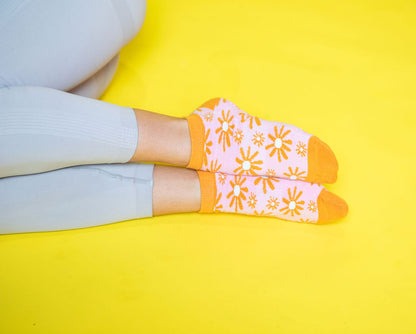 Sunburst Ankle Grippy Sock