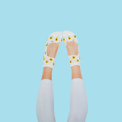 Sunflower Mary-Jane Grippy Sock