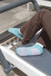 Stripey Crew Grippy Sock