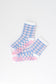Rainbow Gingham Grippy Socks