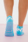 Coral Ankle Grippy Socks