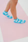 Coral Ankle Grippy Socks